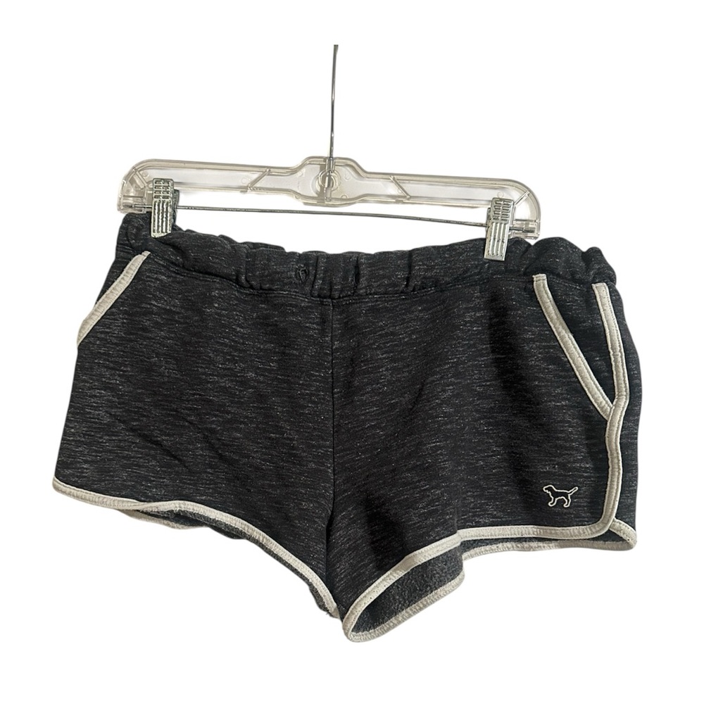 PINK Victoria's Secret Grey And White Athletic Mini Shorts